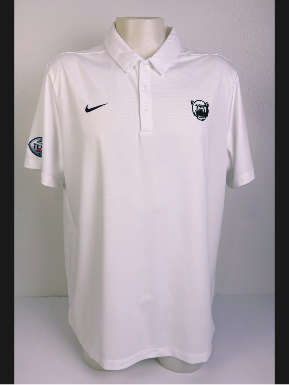 Nike Baylor Bears Polo XXL 2024 Kinder's
Texas Bowl Football White NCAA